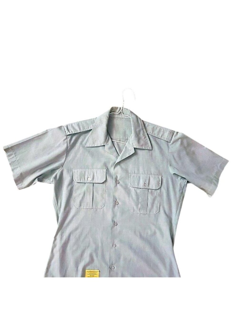 Vintage 1993 US Army AG-415 Short Sleeve Military Shirt Mens 15.5 Medium